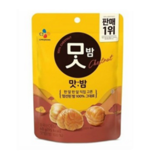 CJ제일제당 맛밤, 60g, 24개