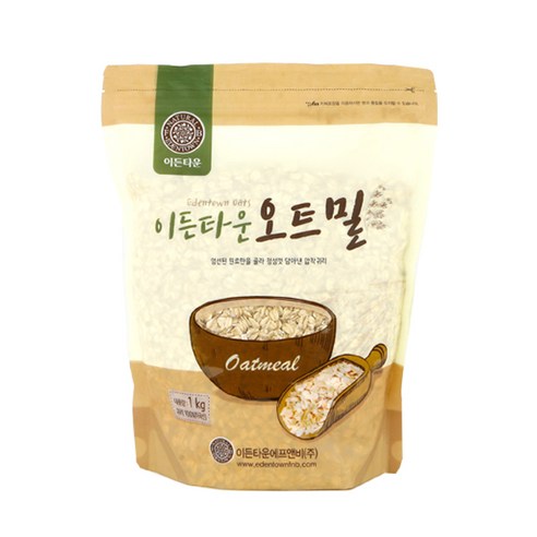 이든타운 압착오트밀 1kg/제과용, 1개, 1kg