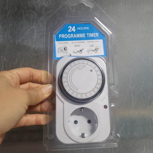 일레콘 절전 콘센트 24시간 타이머 TS-MD3 11.5 x 7. x 3.5 cm, 1개