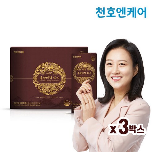 천호앤케어 6년근 홍삼비책 49.0 스틱 (진세노사이드 49mg) +쇼핑백