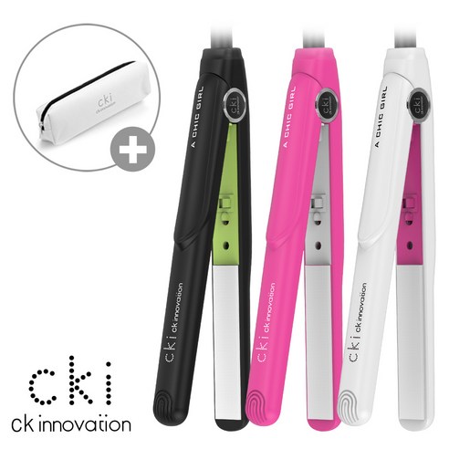 CKI-0704 미니고데기 고데기 휴대용 앞머리 매직기, CKI-0704 핑크, CKI-0704 핑크