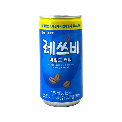 레쓰비 마일드 캔커피, 175ml, 60개