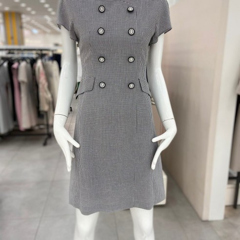 [JJ지고트(JJ JIGOTT)] [JJ JIGOTT]캡슬리브더블버튼원피스GL6M0OP93