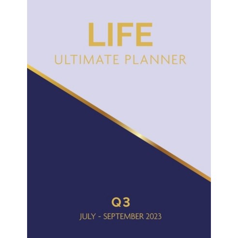 (영문도서) life Ultimate Planner: Q3 July - September 2023 Paperback, Cheryl Jackson, English, 9781960130051
