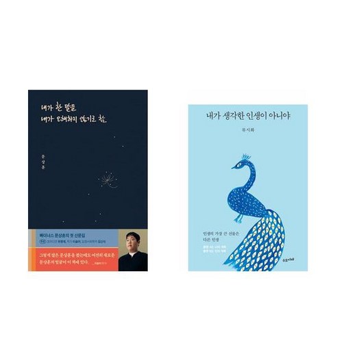 (빠더너스/류시화) 내가 한 말을 내가 오해하지 않기로 함 + 내가 생각한 인생이 아니야 (전2권) /12월28일 이후 출고예정