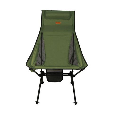 코누 경량 체어 WELL 캠핑의자는 올리브 색상의 심플한 디자인과 높은 등받이로 편안한 캠핑 경험을 제공합니다.