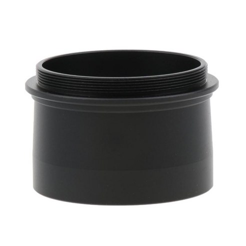 범용 2 ''''~ M48*0.75mm 나사 망원경 접안 렌즈 마운트 어댑터 2인치 천문 필터 수용(검은색), 설명, 블랙, 설명