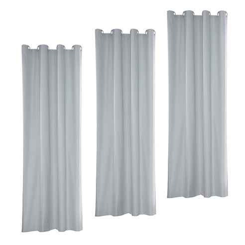 안뜰 파빌리온 방수 그로멧 태양 그늘 커튼에 대 한 2/3/4pcs 야외 커튼, 3pcs 54x84inch, 설명