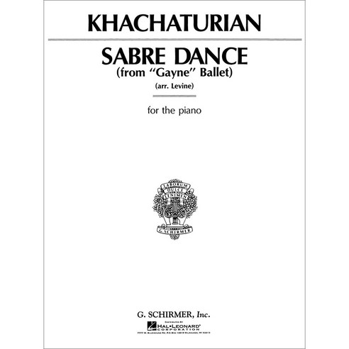 Khachaturian – Sabre Dance 하차투리안 – 칼의 춤 Schirmer 셔머 taschenbauhaus Best Top5