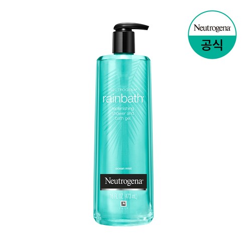 뉴트로지나 레인바스 리플레니싱 샤워&바스 젤 오션미스트 향, 1182ml, 1개