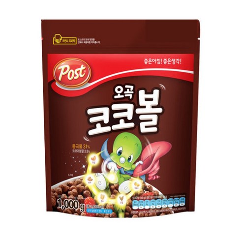 포스트 오곡 코코볼 시리얼, 1kg, 1개