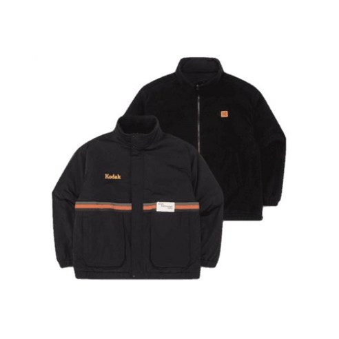 재입고 KODAK Apparel 코다컬러 리버시블 플리스 자켓 BLACK