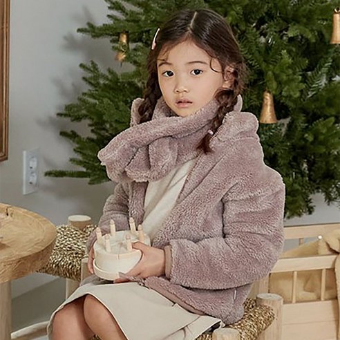 슈퍼소년 후리스 키즈 목도리 ( Kids 3-8세 ) 털목도리 머플러
