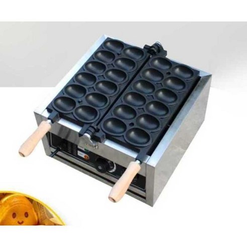 전기 계란빵 기계 에그 커피 콩빵 델리만주 디저트, 가스모델+전기도장기