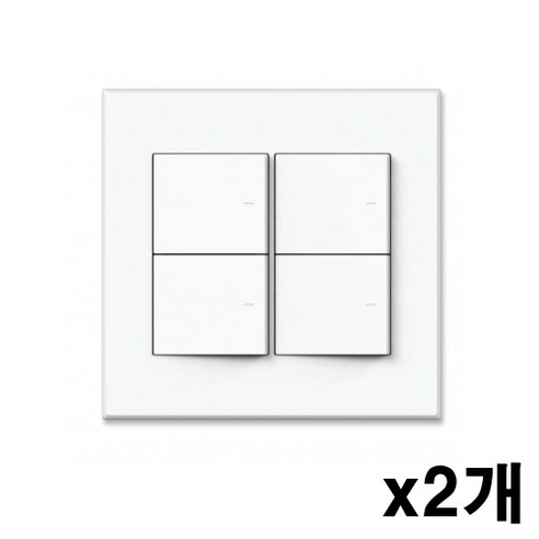 Ti1 1로 스위치 4구, 2개
