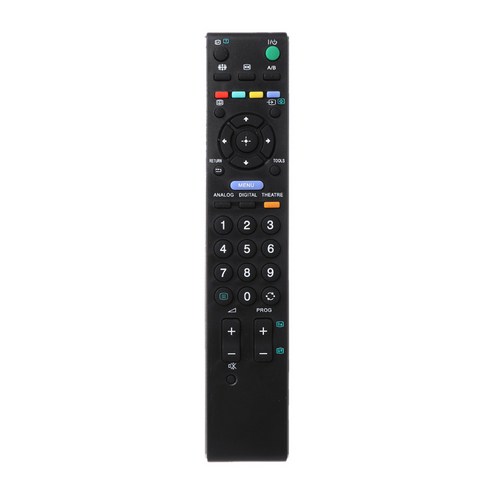 브라비아 TV RM-ED009 RM-ED011 RM-ED012 제어 용 스마트 TV 리모컨 교체, 검은 색, 한개옵션0