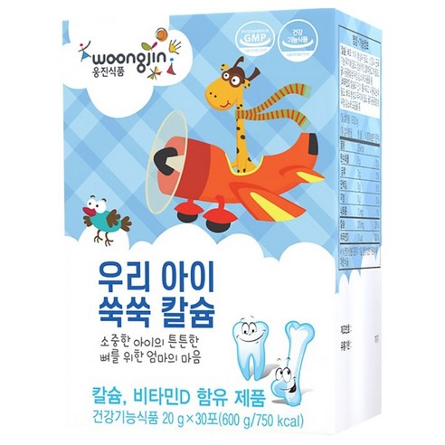 웅진 우리 아이 쑥쑥 칼슘 젤리 30p, 600g, 1개