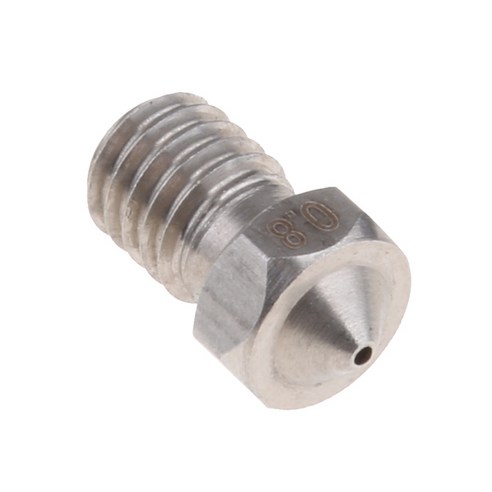 MK8 V5 V6 1.75mm 압출기 스테인레스 스틸 노즐 프린터, 실버