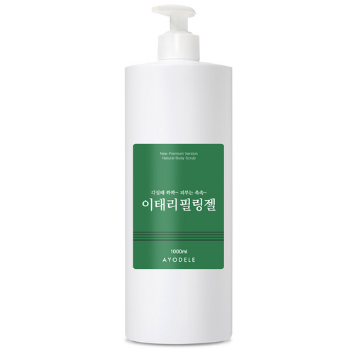 아요델 각질때쫙쫙 수분촉촉 프리미엄 이태리필링젤 1000ml 필링젤, 1L, 2개