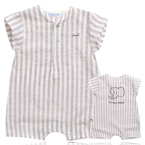 그린베베 여름 영유아용 덤보 반팔우주복