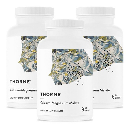 쏜리서치 칼슘-마그네슘 말레이트 소프트젤 캡슐, 240정, 3개