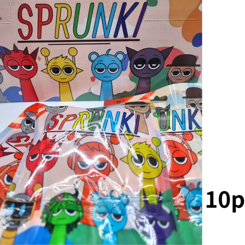꼬니몰 스프런키 랜덤 피규어 키링 10개 sprunki