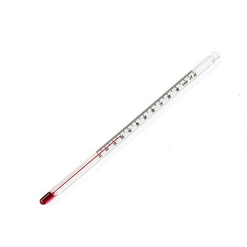 섬세한 온도의 감각, 17cm 알코올 유리 온도계와의 만남 수은체온계