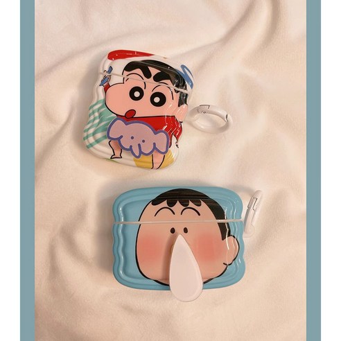 콧물 스피너 짱구 맹구 에어팟 케이스