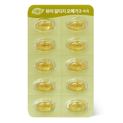 건강한 생활 방식을 위한 필수 영양소: 고려은단 식물성 퓨어 알티지 rTG 오메가3 이지