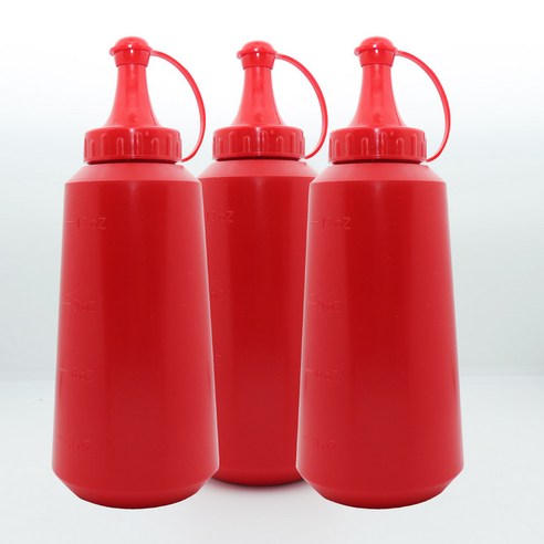 업소용 초고추장병 3입 식당 업소 용기, 1세트, 595ml