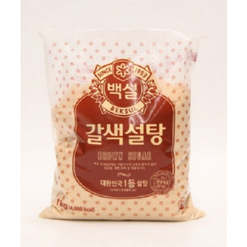 백설 갈색설탕, 1kg, 24개