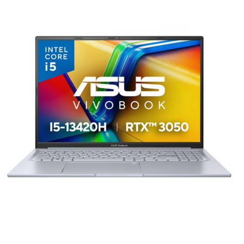 에이수스 2025 비보북 16X 코어i5 인텔 13세대 지포스 RTX 3050, 쿨실버, 512GB, 16GB, Free DOS, K3605VC-RP4