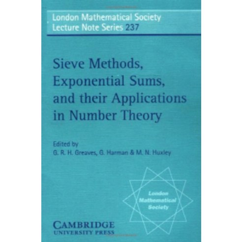 "Sieve Methods Exponential Sums and Their Applications in Number Theory", Cambridge University Press