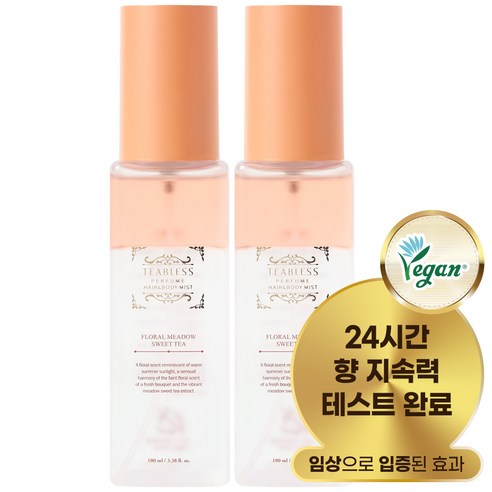 티블레스 스위트티 퍼퓸 헤어&바디미스트 플로럴향, 1개, 100ml