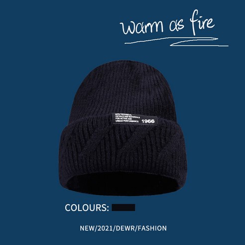 모자 남성 겨울 두꺼운 니트 모자 한국어 스타일 패션 새로운 모직 모자 패션 발가락 모자 따뜻한 가을