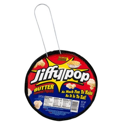 Jiffy Pop Butter Popcorn 4.5 oz (Pack of 5)