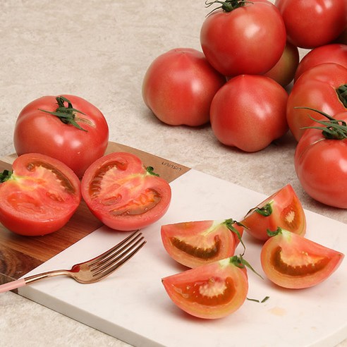 당일수확 무농약 광주 퇴촌 찰 토마토 4kg, 1개