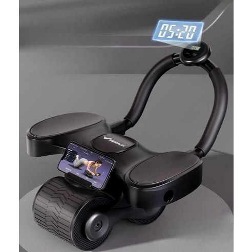 홈트 코어운동 복근만들기 휴대폰거치 AB슬라이드, 블루