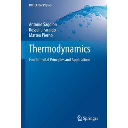 Thermodynamics: Fundamental Principles and Applications Paperback, Springer, English, 9783030269784