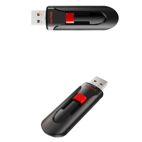 샌디스크 USB 메모리 슬라이드 커넥터형 32G 64G 128GB 256GB 컴퓨터 노트북 차량용 음악감상 정품, 32GB