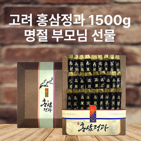 비단 고려 홍삼 정과 진과 선물세트 동진제약, 2개, 1.5kg