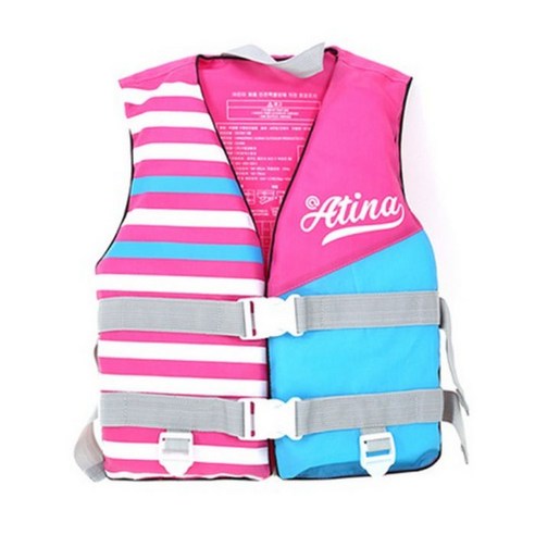   Atina Children's Vest-type Swimming Supplies OSKN-9, Pink, 1 ea