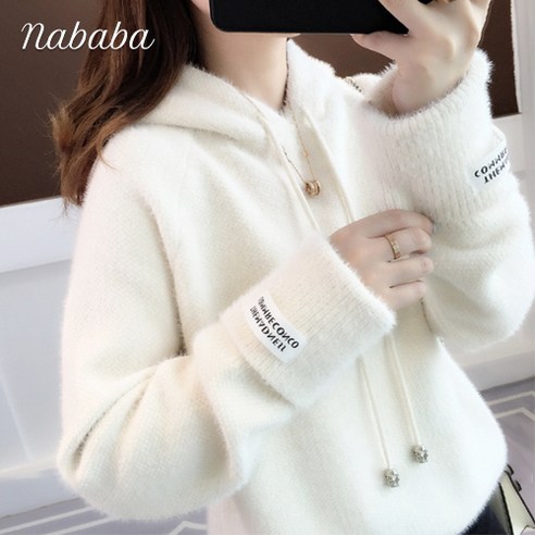 타미힐피거후드 추천상품 여성의 편안함과 따뜻함 향상: 나바바 NK980 데일리 후드니트 소개