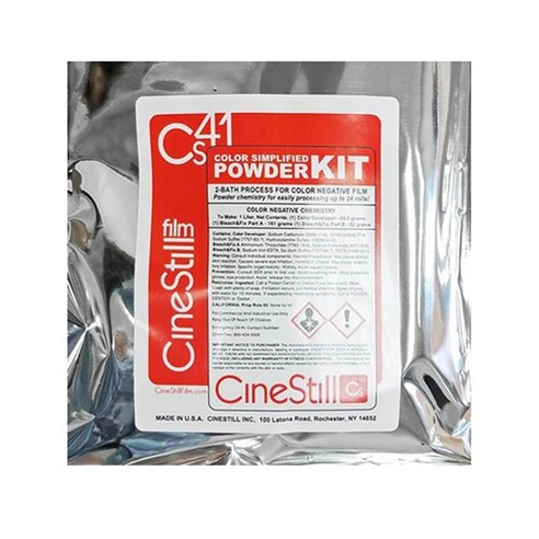 시네스틸 Cs41/C-41 컬러 필름 현상 파우더 1kg용 CineStill Film Cs41 Powder Developing Kit for C-41