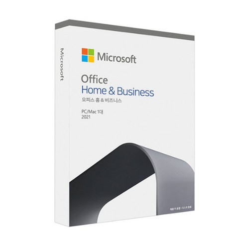 Office 2021 Home Business 기업용 PKC 한글 오피스 홈앤비지니스 영구사용, 단품