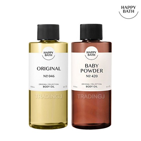 해피바스 바디오일 오리지널 + 베이비파우더 250ml, 1개 해피바스 바디오일 오리지널 + 베이비파우더 250ml, 1개