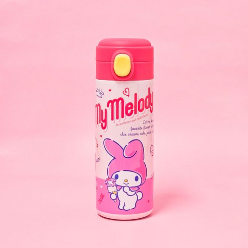 산리오 캡슐 원터치 이중스텐 텀블러 마이멜로디, 단품, 400ml, 1개