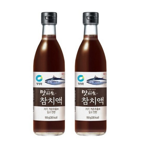 청정원 맛선생 참치액 950g, 2개, 950ml, 상세페이지 참조