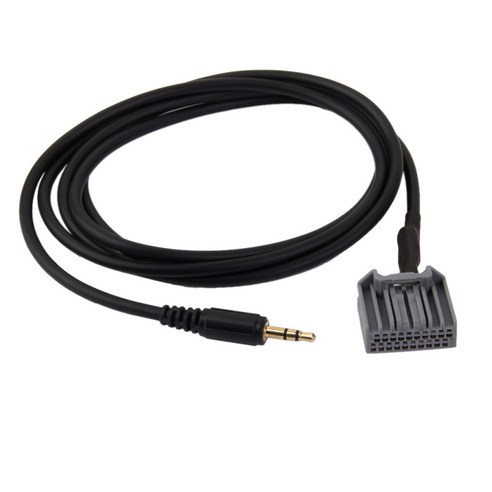 혼다 CRV 시민을 위한 차 부속품 3.5mm 오디오 입력 커넥터 케이블, 설명, 블랙, 플라스틱