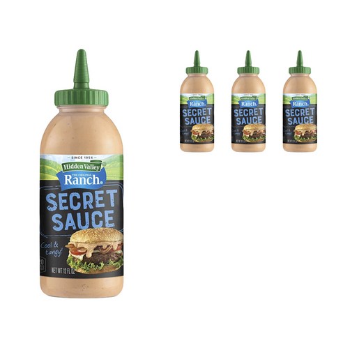 히든밸리 랜치 시크릿 소스, 4개, 354.9ml